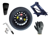 Készlet - Mankókerék MAZDA 2 II R15 4x100x54,1 + KERÉKKULCS + HÉVÉR + TÁROLÓ A HÉVÉRHEZ